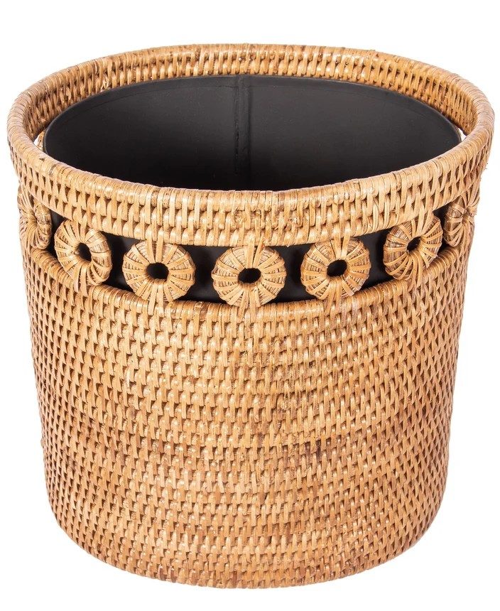 ATC-BS937 Inna Design Oval Rattan Waste Basket